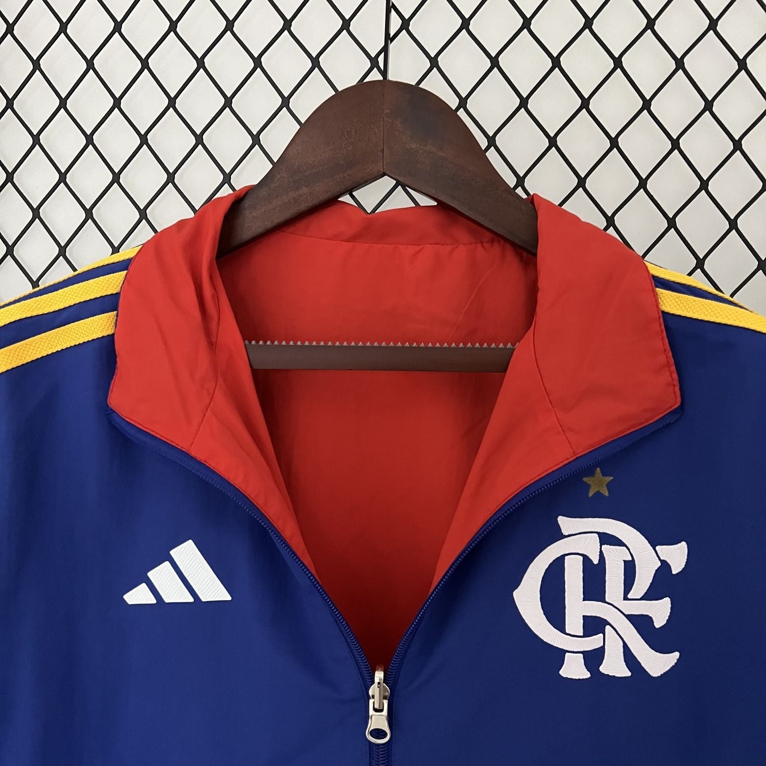 Windbreaker Flamengo - Azul e Vermelho
