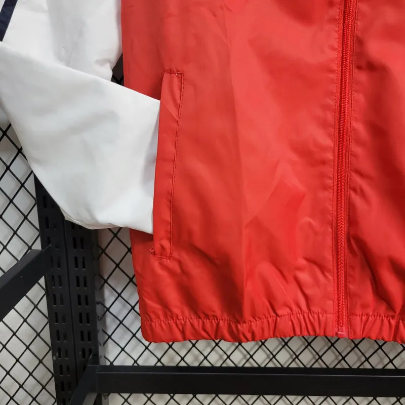 Windbreaker São Paulo 24/25 - Branco e Vermelho