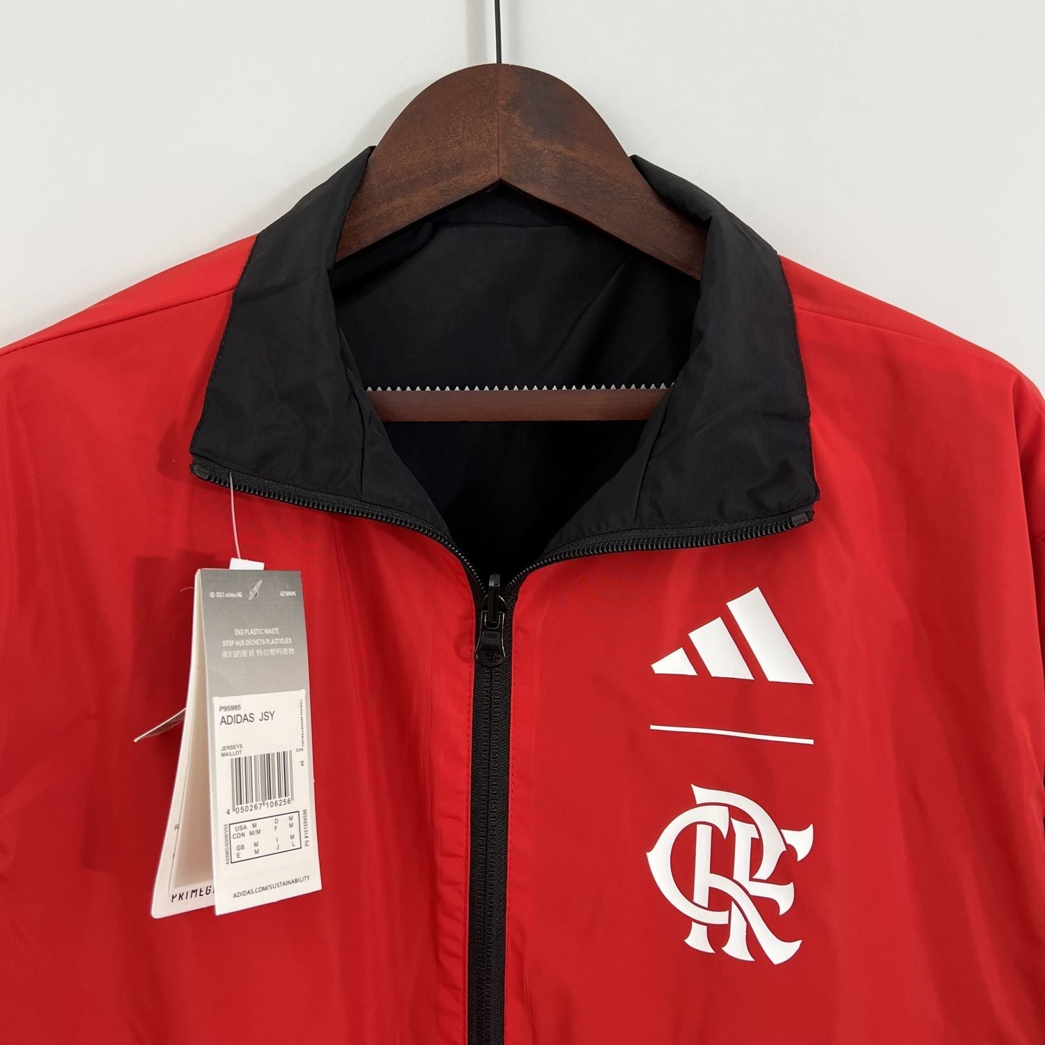 Windbreaker Flamengo - Vermelho e Preto