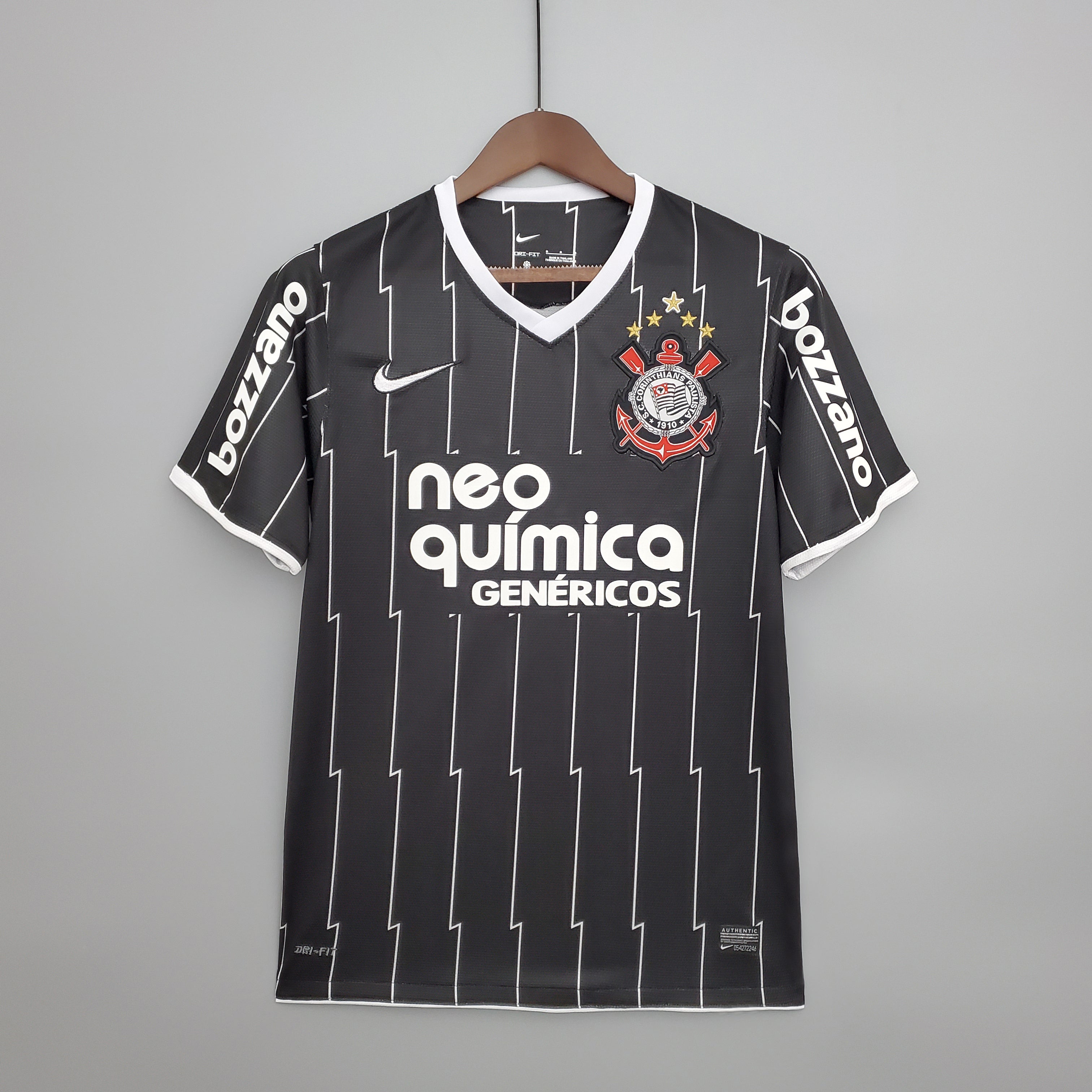 Camiseta Corinthians Retrô 11/12 - Preto