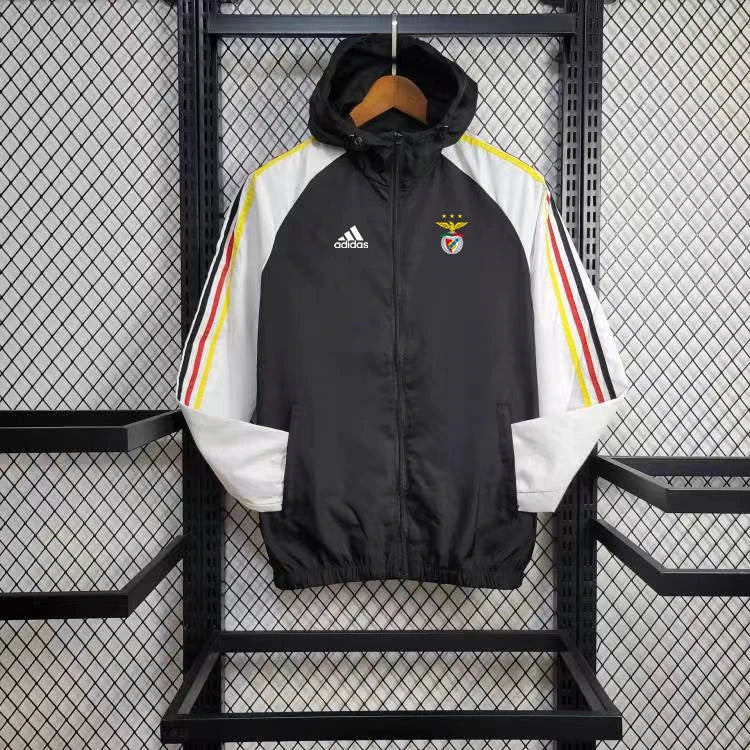 Windbreaker Benfica 24/25 - Preto e Branco
