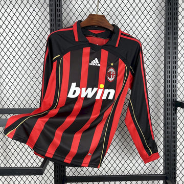 Camiseta Milan Manga Longa l Retro 2006/07