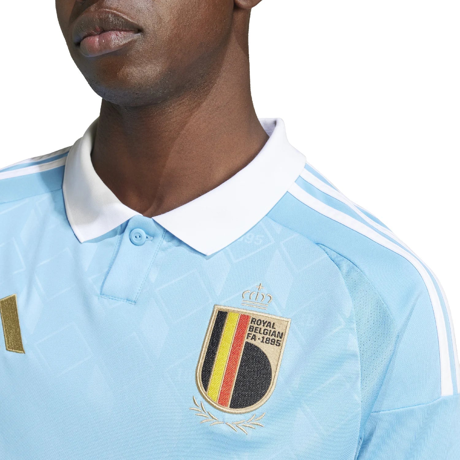 Camiseta Bélgica Away 24/25 s/n° Torcedor Adidas Masculino - Azul celeste