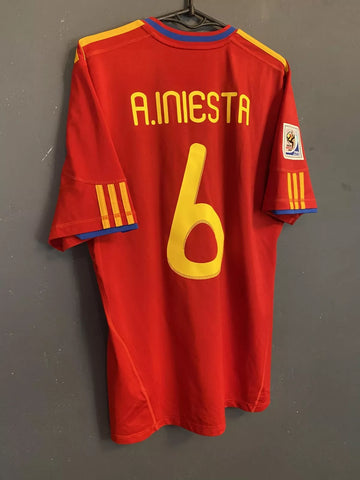 Jersey Iniesta Espanha 2010 Legend