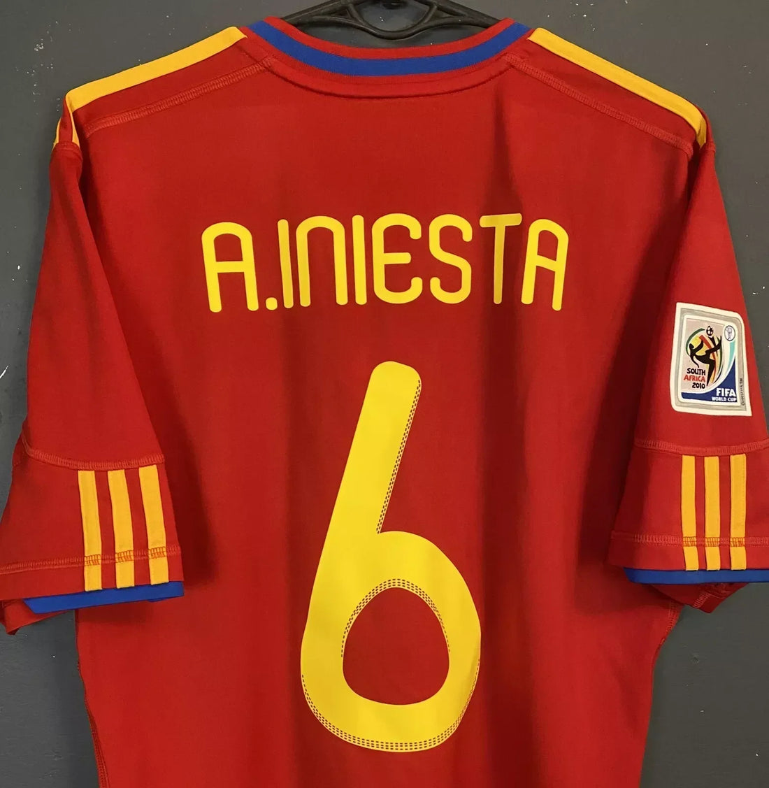 Jersey Iniesta Espanha 2010 Legend