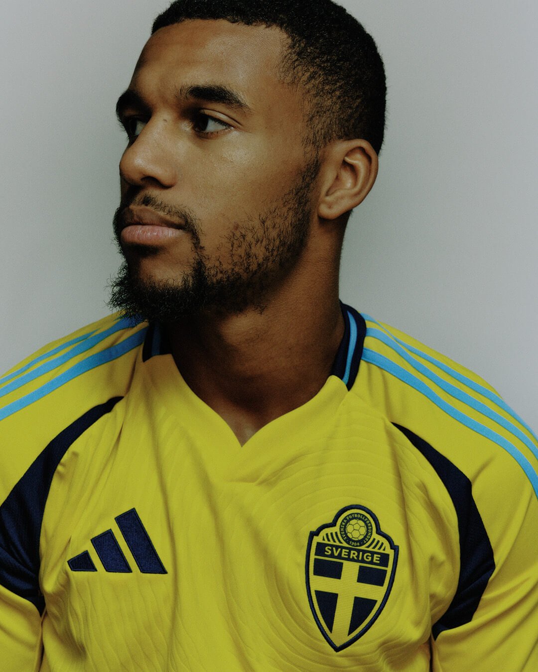 Camiseta Suécia Home 24/25 s/n° Torcedor Adidas Masculino - Amarelo