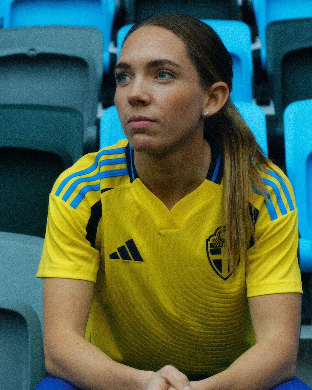 Camiseta Suécia Home 24/25 s/n° Torcedor Adidas Masculino - Amarelo