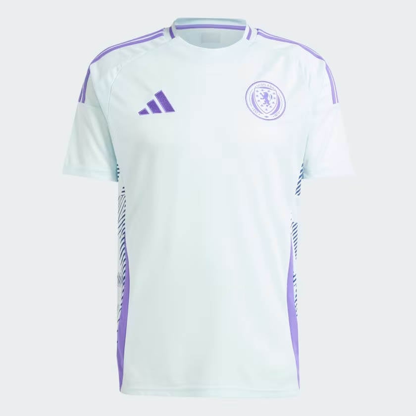 Camiseta Escócia Away 24/25 s/n° Torcedor Adidas Masculino - Azul claro
