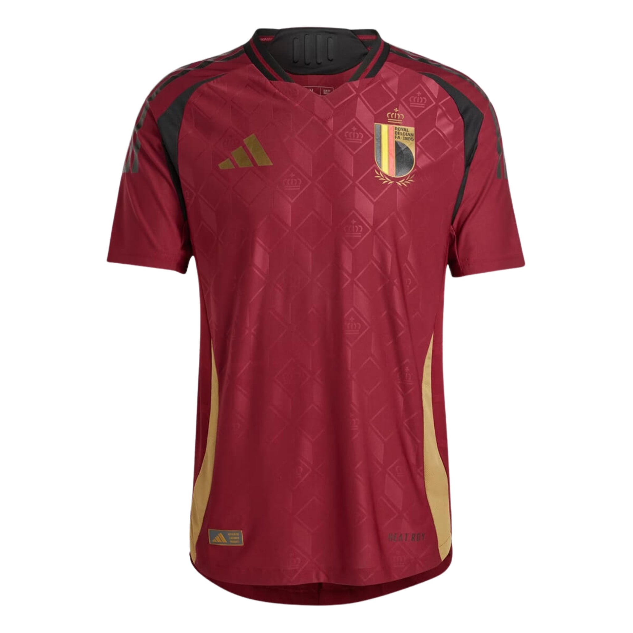 Camiseta Bélgica Home 24/25 s/n° Torcedor Adidas Masculino - Grená