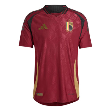 Camiseta Bélgica Home 24/25 s/n° Torcedor Adidas Masculino - Grená