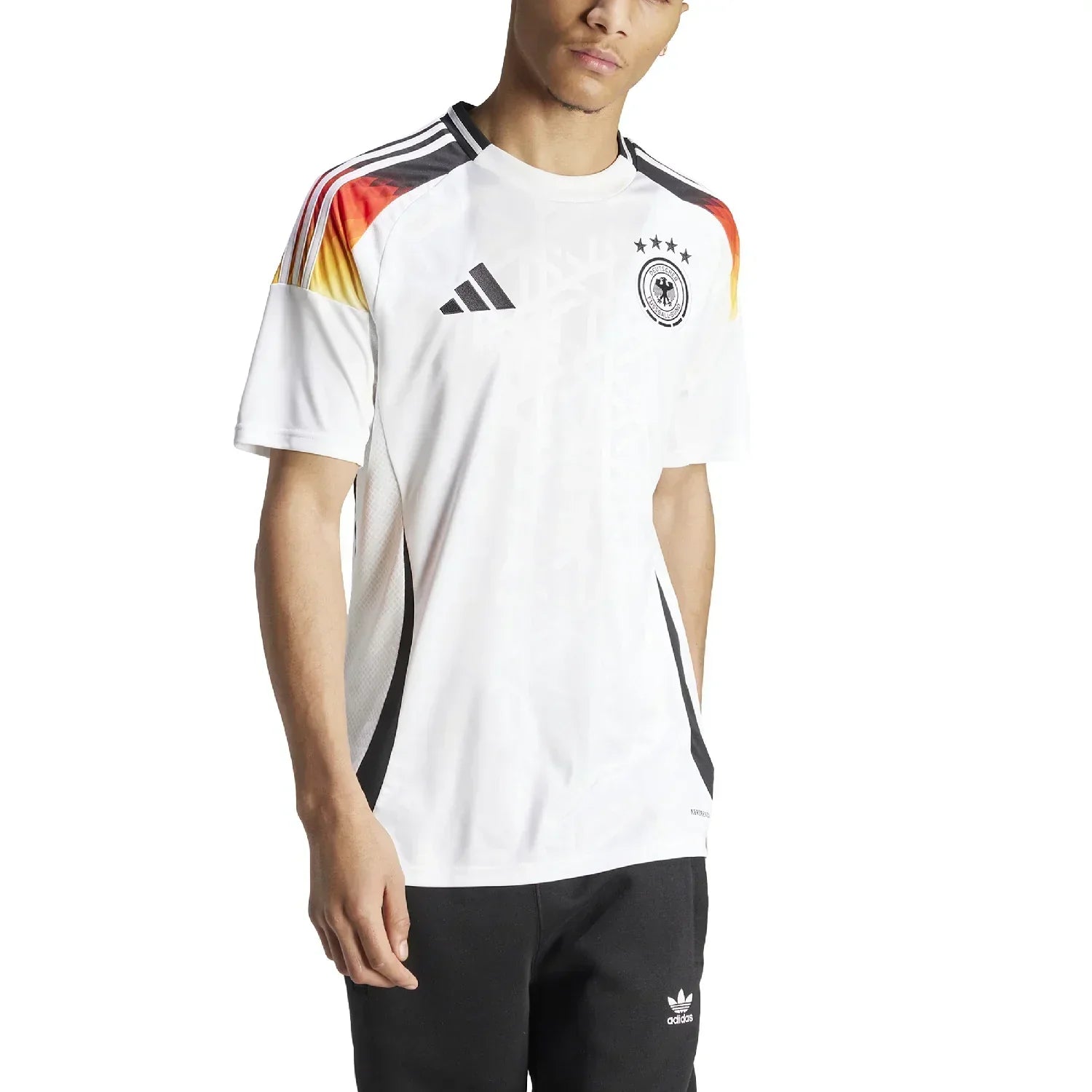 Camiseta Alemanha Home 24/25 s/n° Torcedor Adidas Masculino - Branca