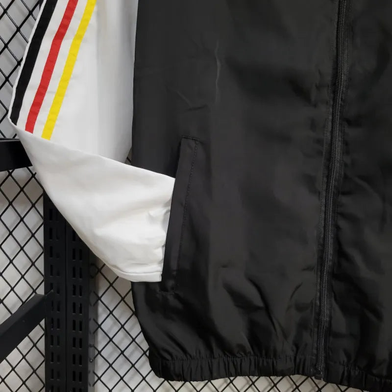 Windbreaker Bélgica 24/25 - Preto e Branco