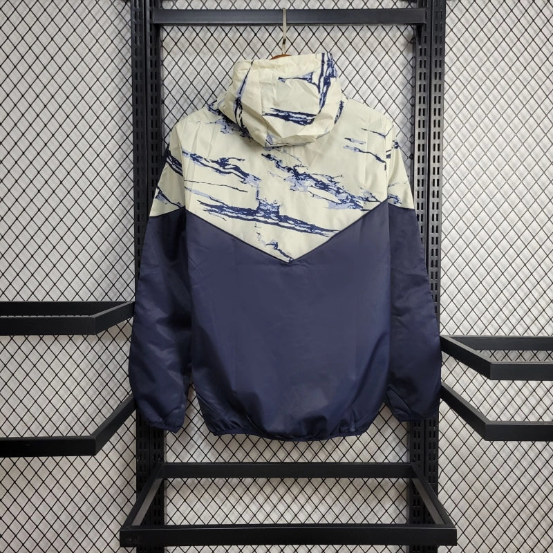 Windbreaker Itália 24/25 - Azul e Branco