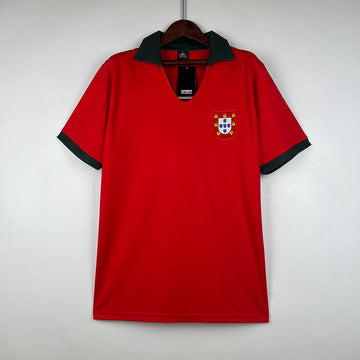 Camiseta Portugal Retrô 1972 Vermelho