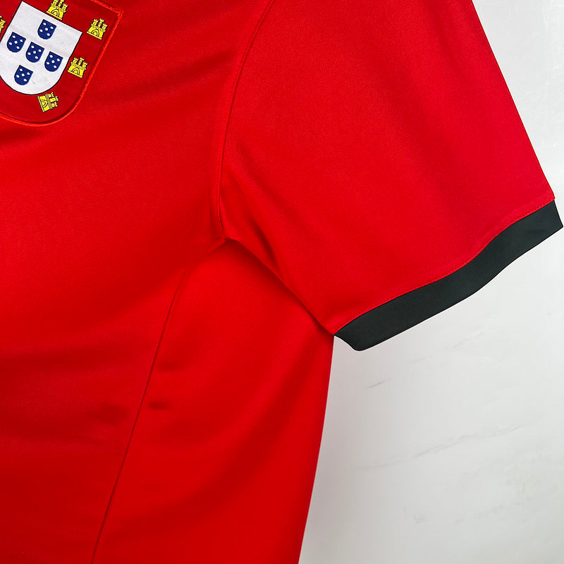 Camiseta Portugal Retrô 1972 Vermelho