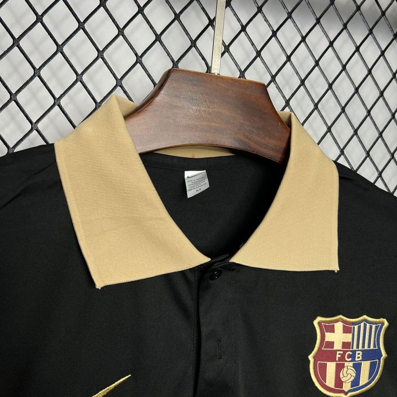 Camiseta Barcelona Polo 24/25 - Preto