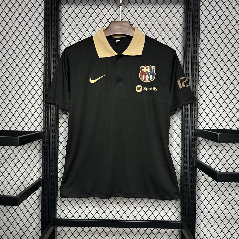 Camiseta Barcelona Polo 24/25 - Preto