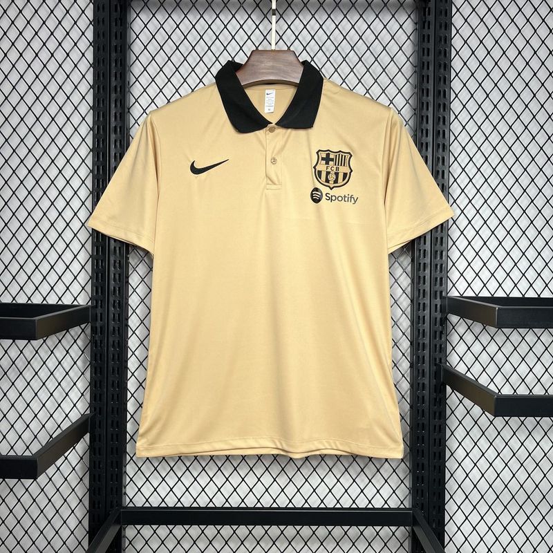 Camiseta Barcelona Polo 24/25 - Bege