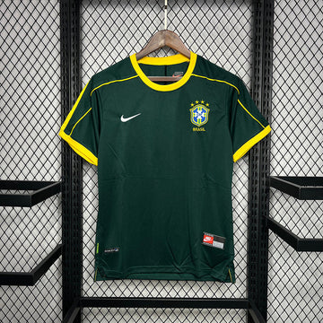 Camiseta Brasil Goleiro Retro 1997/98 Verde