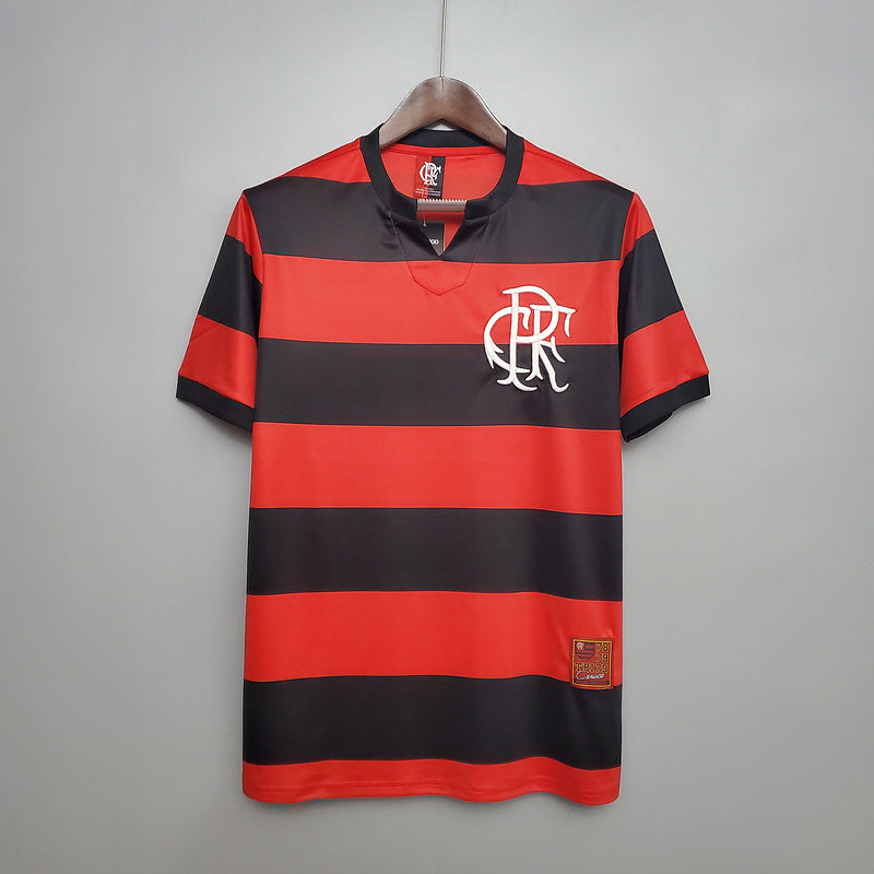 Camiseta Flamengo Retrô 1978/1979 Vermelha e Preta
