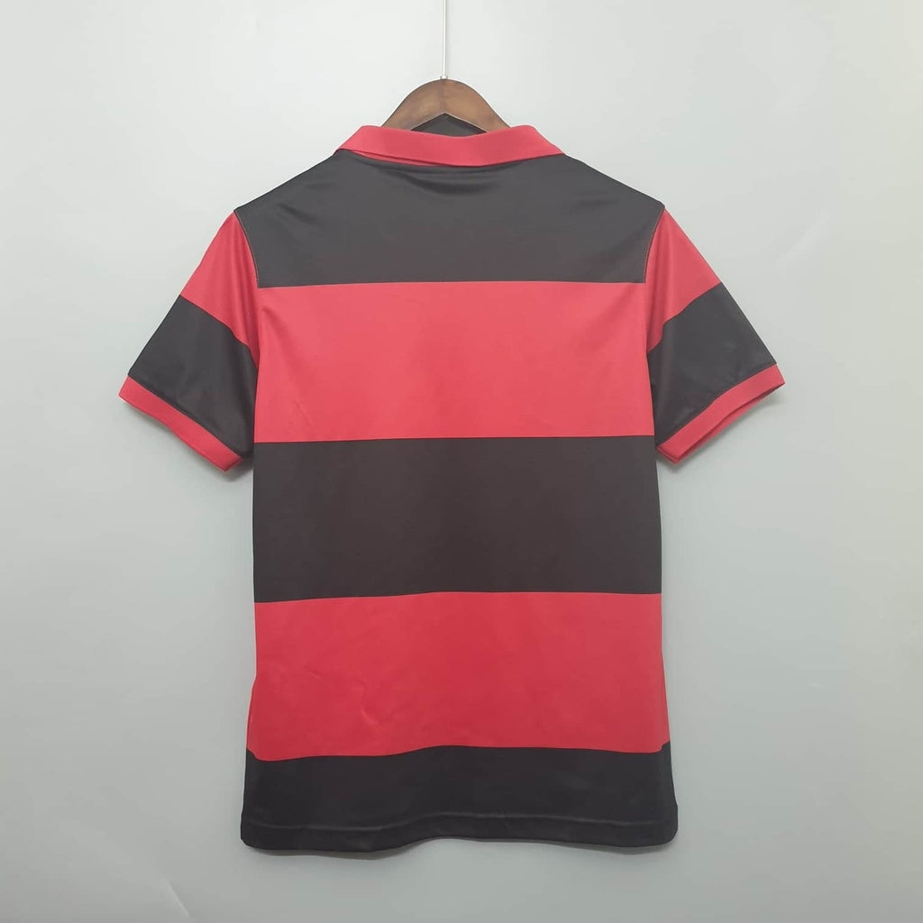 Camiseta Flamengo Retrô 1982 Vermelha e Preta - Adidas