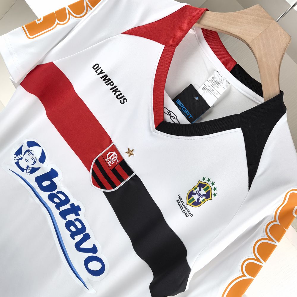 Camiseta Flamengo Retrô 2010 - Branco