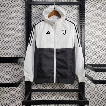 Windbreaker Juventus 24/25 - Branco e Preto