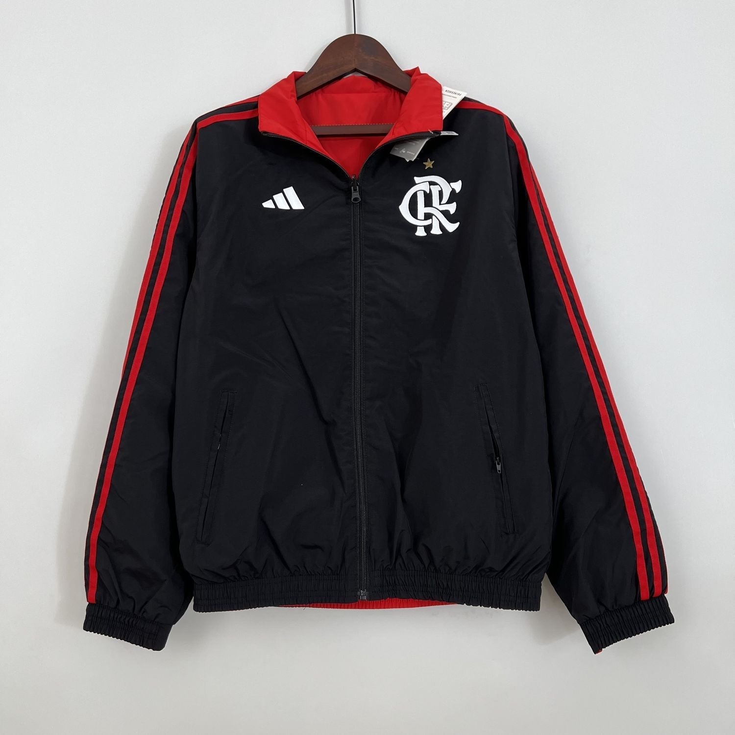 Windbreaker Flamengo - Vermelho e Preto