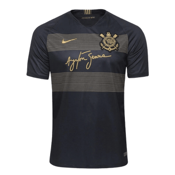 Jersey Corinthians Ayrton Senna 18/19 Retrô - Preta